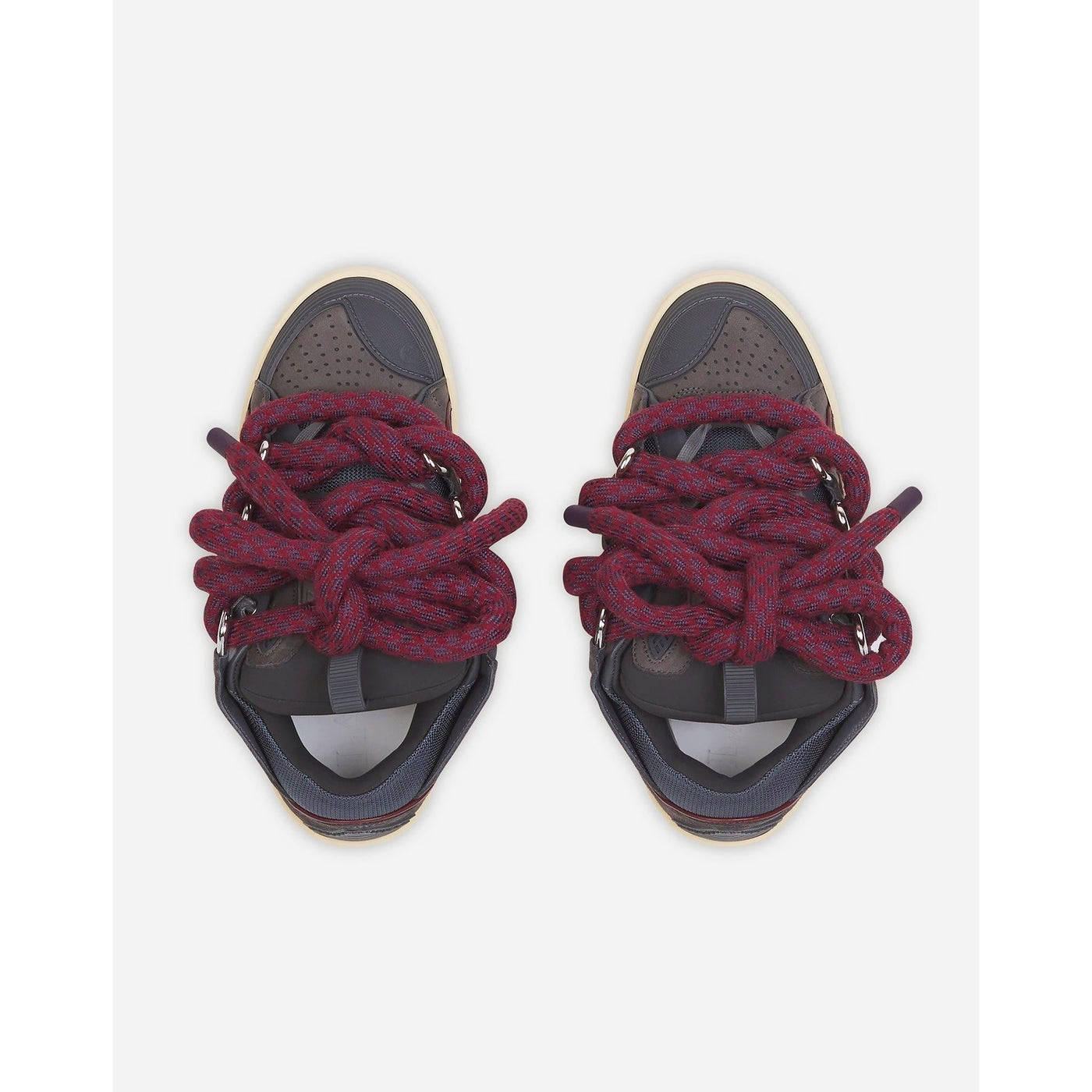 Baskets Lanvin Curb Gris Requin (F) — vue 3