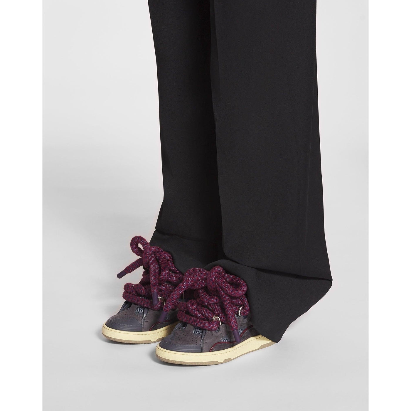 Baskets Lanvin Curb Gris Requin (F) — vue 6