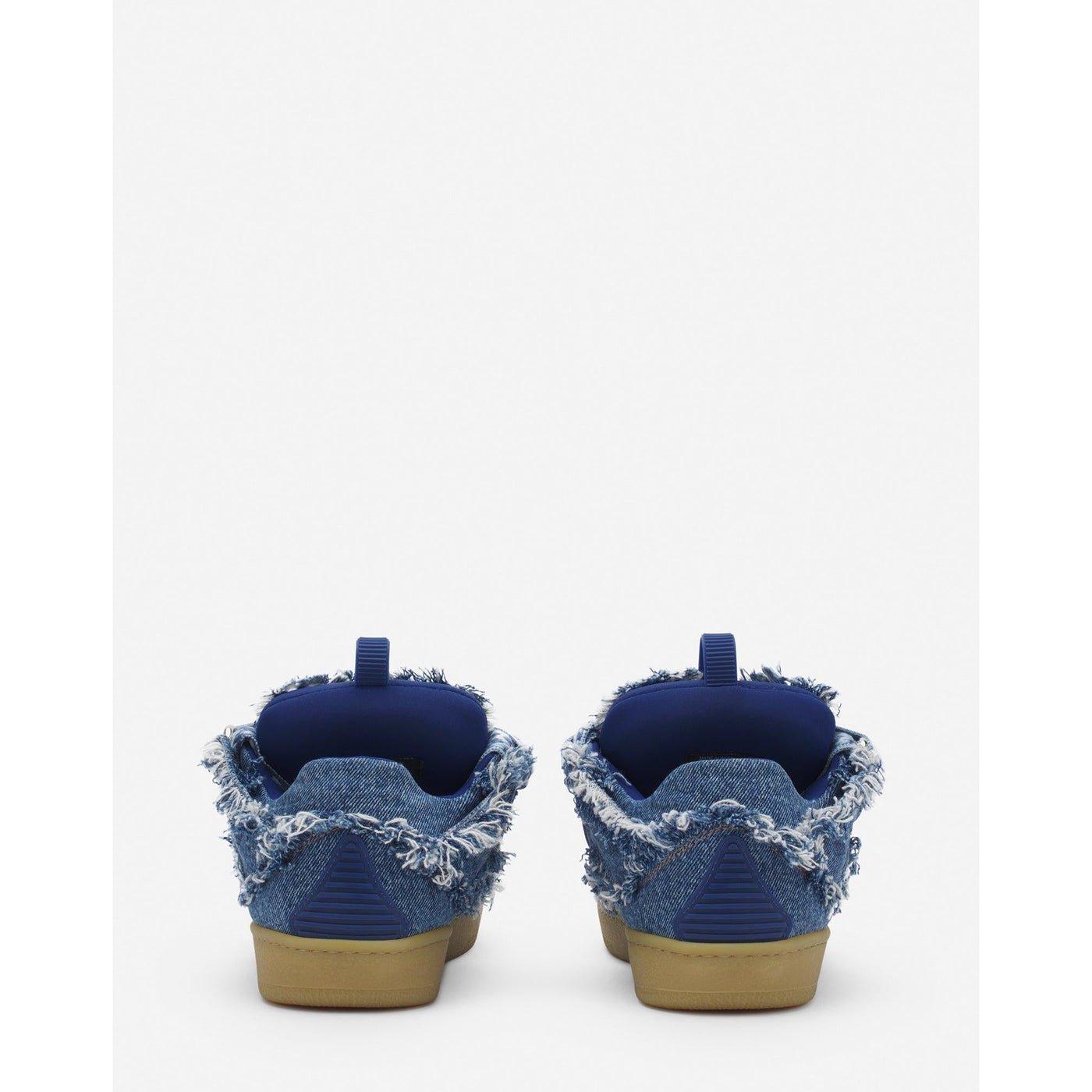 Baskets Lanvin Curb Bleu Denim (F) — vue 4