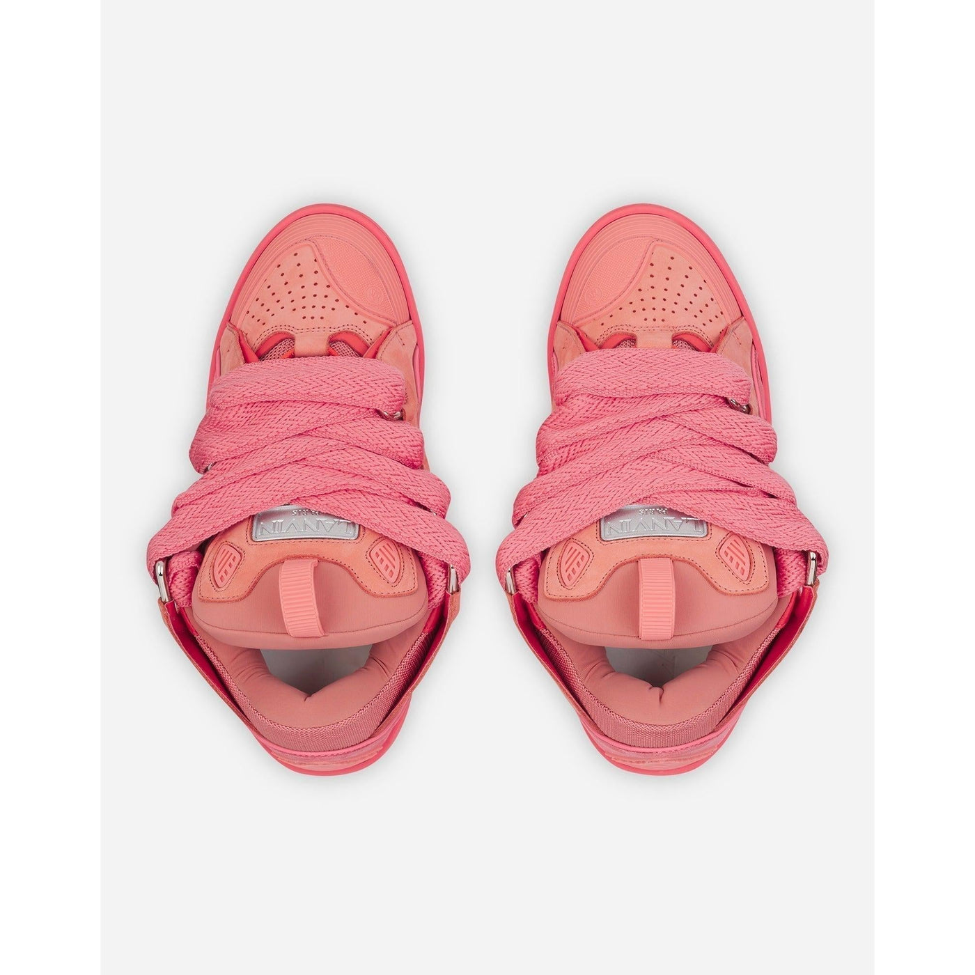 Baskets Lanvin Curb Rose Fluo (F) — vue 3