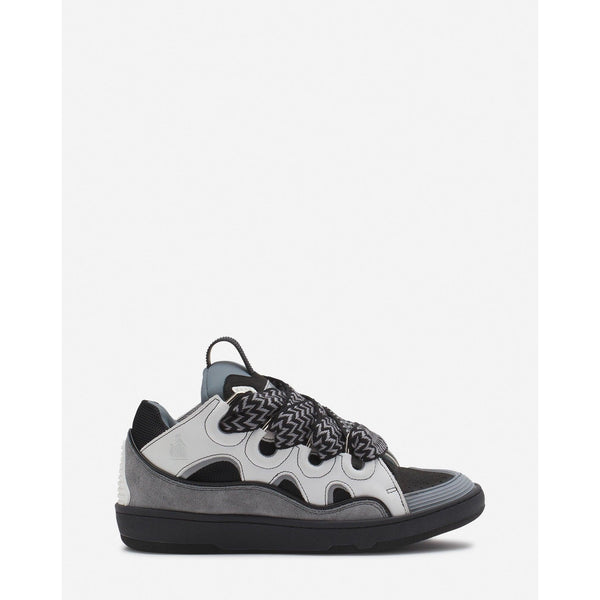 Baskets Lanvin Curb Blanc/Anthracite (F)