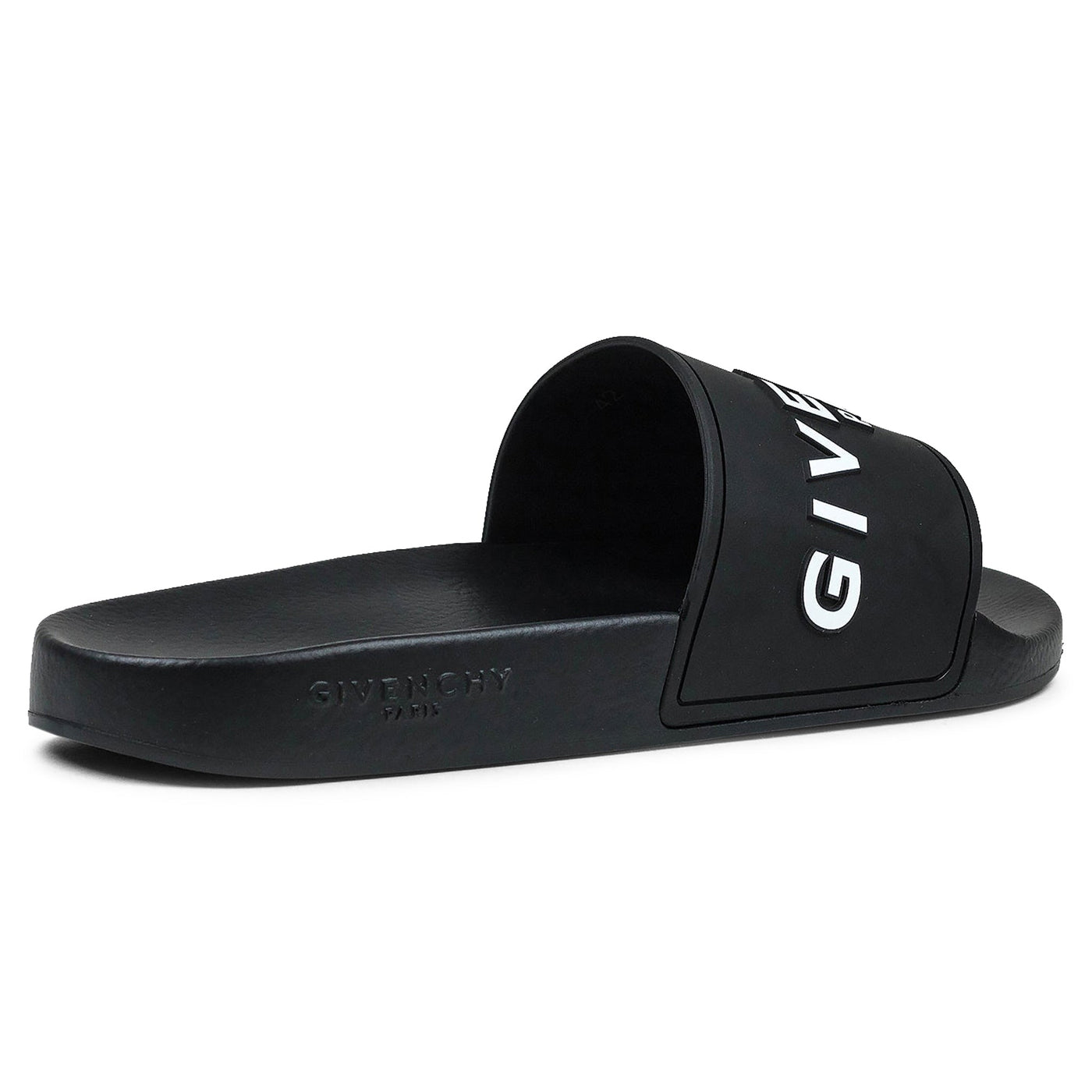 Claquettes Givenchy Paris 3D Noir Pool — vue 3