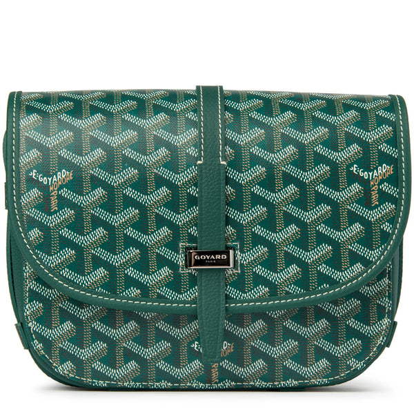 Sac à bandoulière Goyard Goyardine Belvedere II Vert PM Messenger