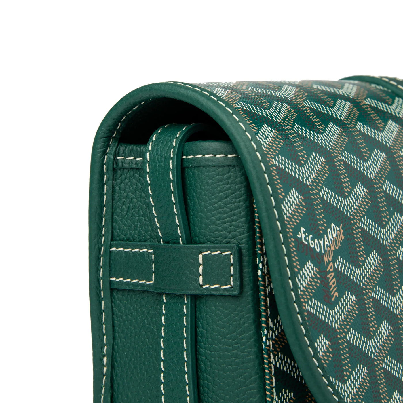 Sac à bandoulière Goyard Goyardine Belvedere II Vert PM Messenger — vue 4