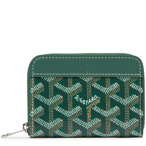 Portefeuille Goyard Matignon Vert Mini