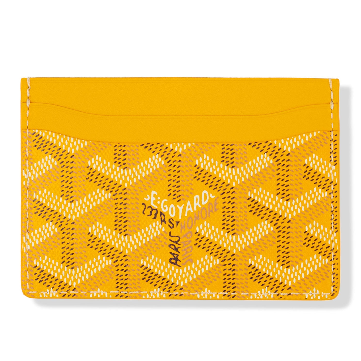 Porte-cartes Goyard Saint Sulpice Jaune