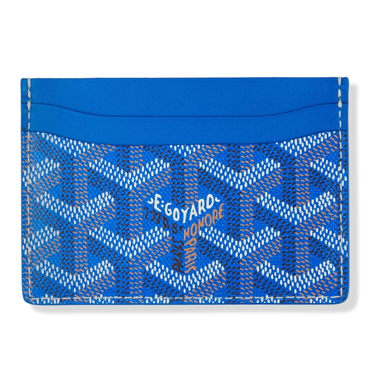 Porte-cartes Goyard Saint Sulpice Sky Bleu
