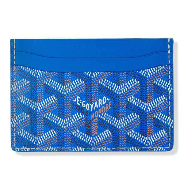 Porte-cartes Goyard Saint Sulpice Sky Bleu