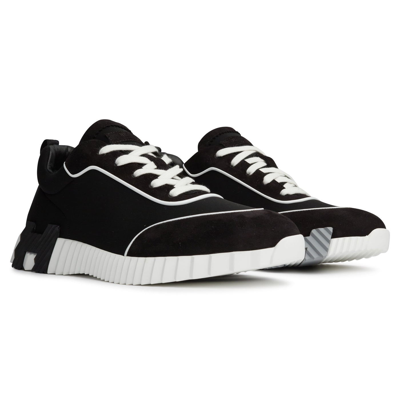 Baskets Hermès Bouncing Noir Blanc — vue 3