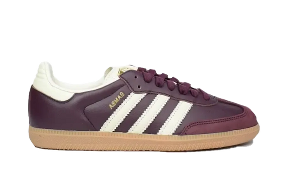 Baskets Adidas Samba Maroon Or