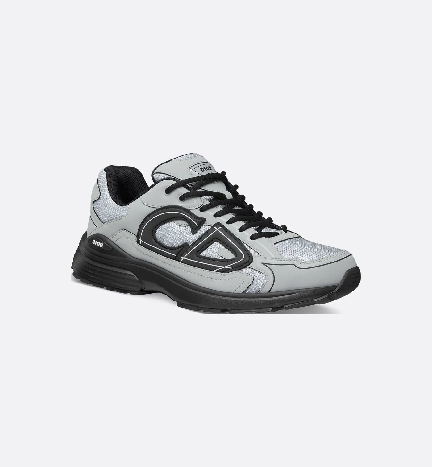 Baskets Dior B30 Argent Noir — vue 2