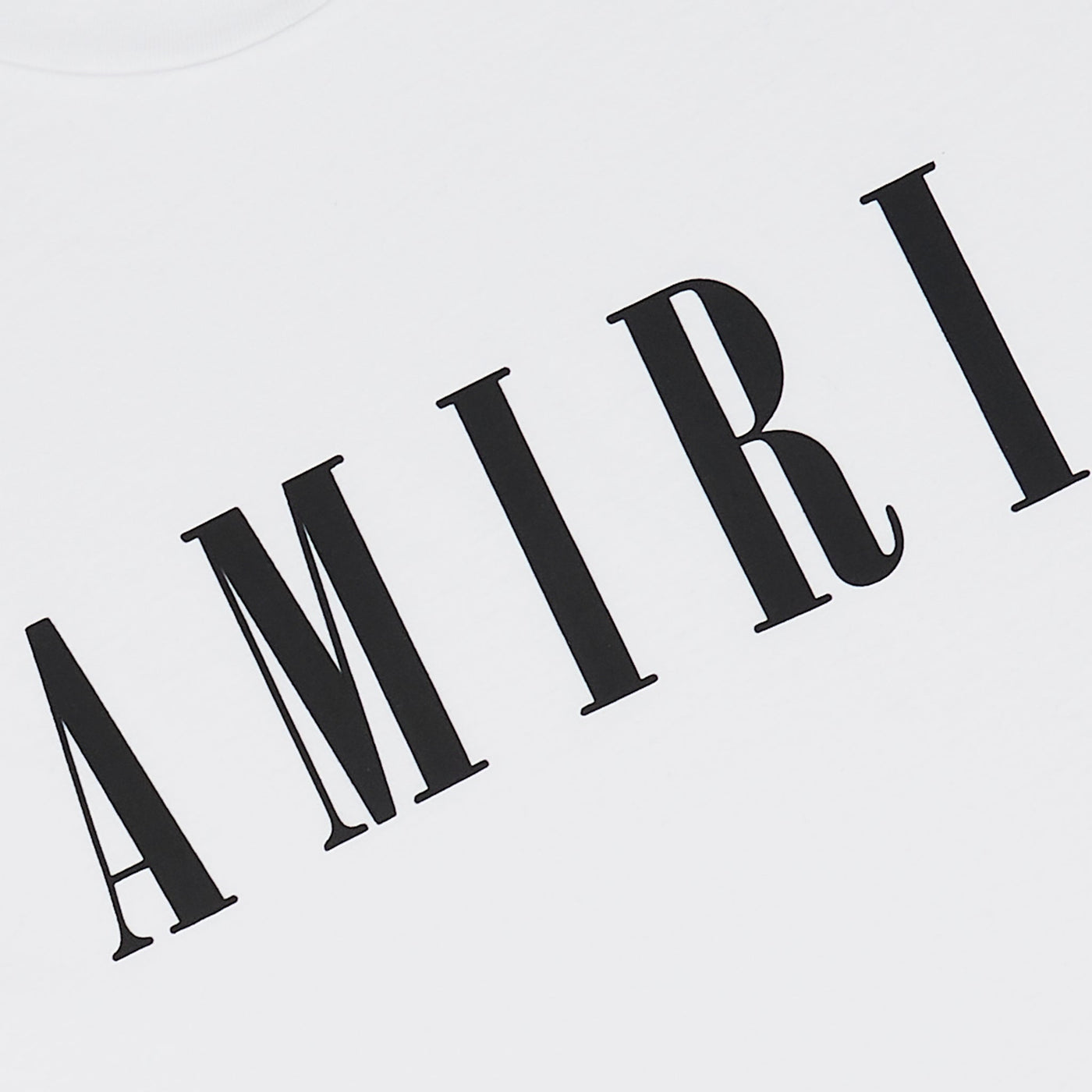 T-Shirt Amiri Logo Blanc T Shirt — vue 2