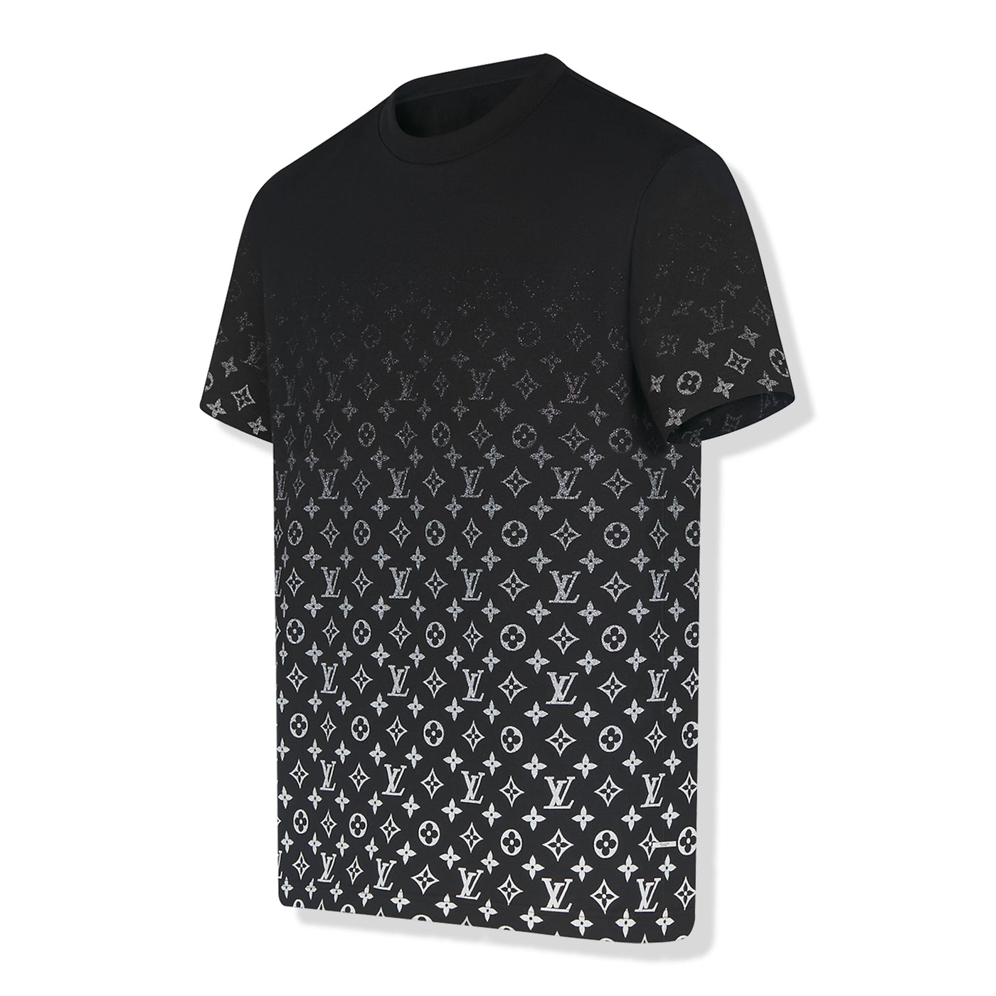 T-Shirt Louis Vuitton Monogram Gradient Noir Blanc T Shirt — vue 2