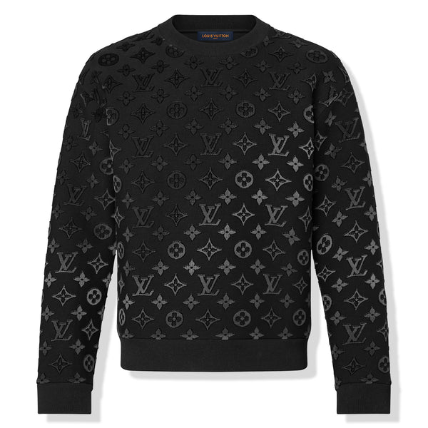 Sweat Louis Vuitton Monogram Gradient Fil Coupe Noir