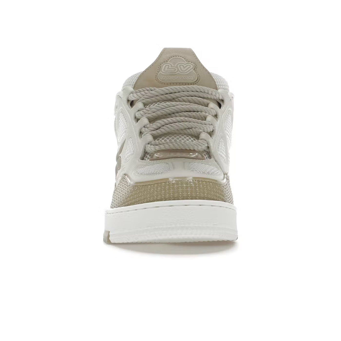 Baskets Louis Vuitton Skate Trainer Beige — vue 5