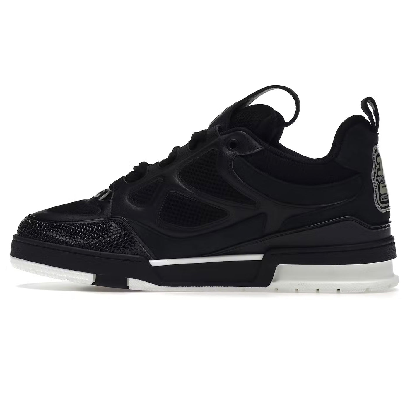 Baskets Louis Vuitton Skate Noir Blanc — vue 6