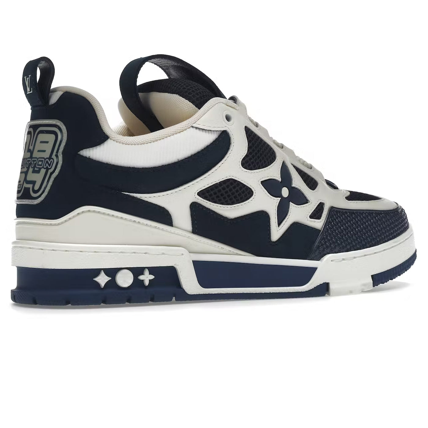 Baskets Louis Vuitton Skate Bleu Marine — vue 3