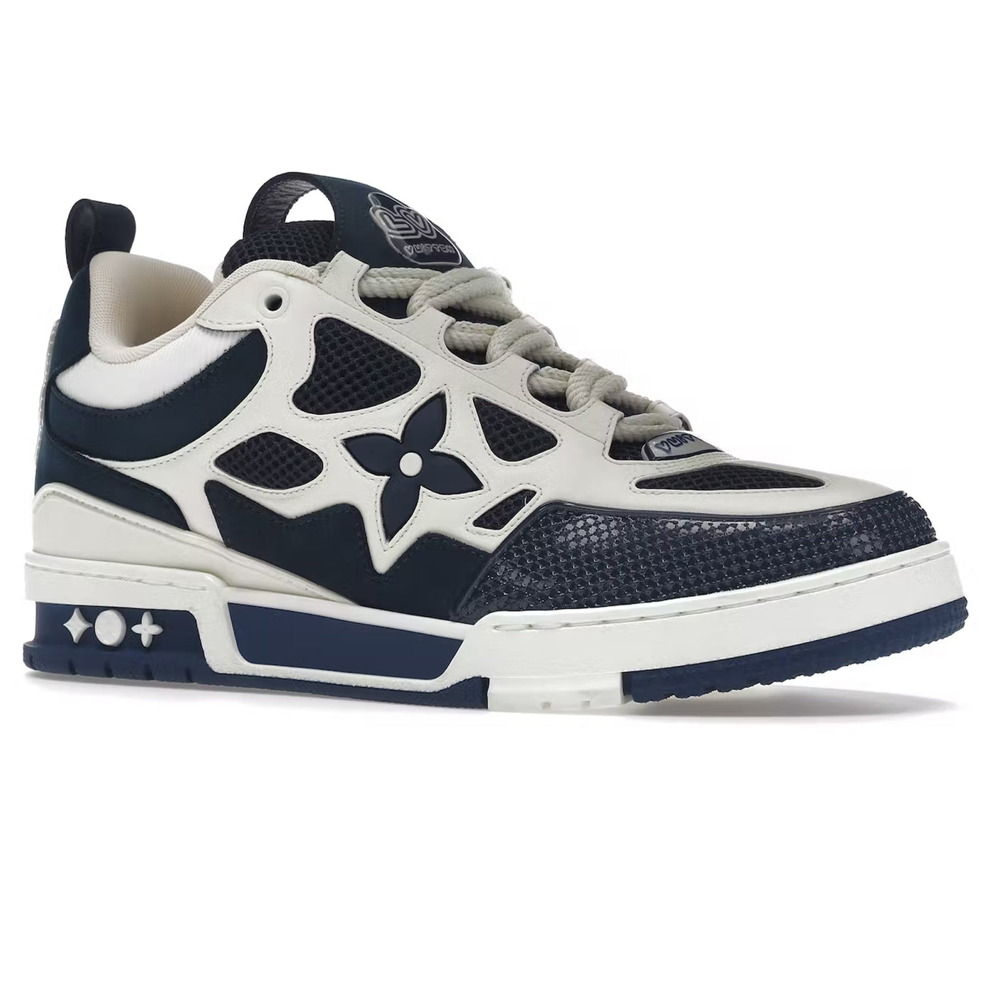 Baskets Louis Vuitton Skate Bleu Marine — vue 2