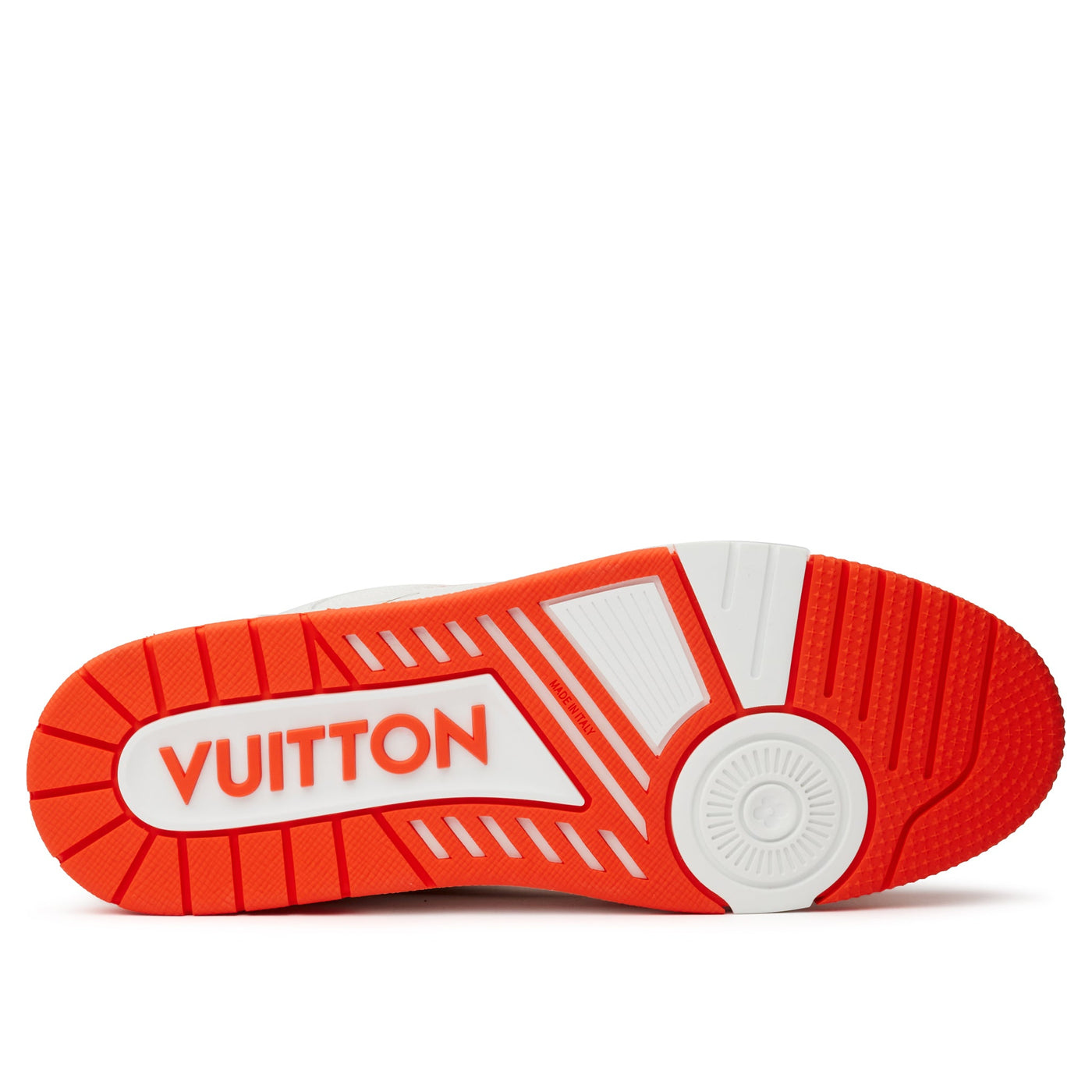 Baskets Louis Vuitton Monogram Orange Denim — vue 5