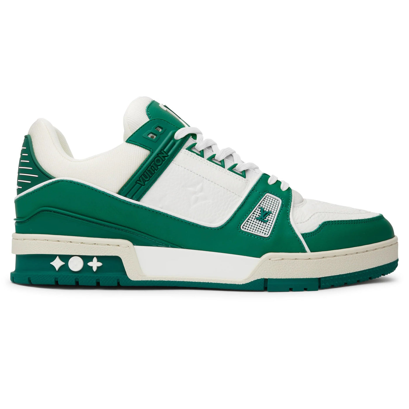 Baskets Louis Vuitton Trainer Blanc Vert