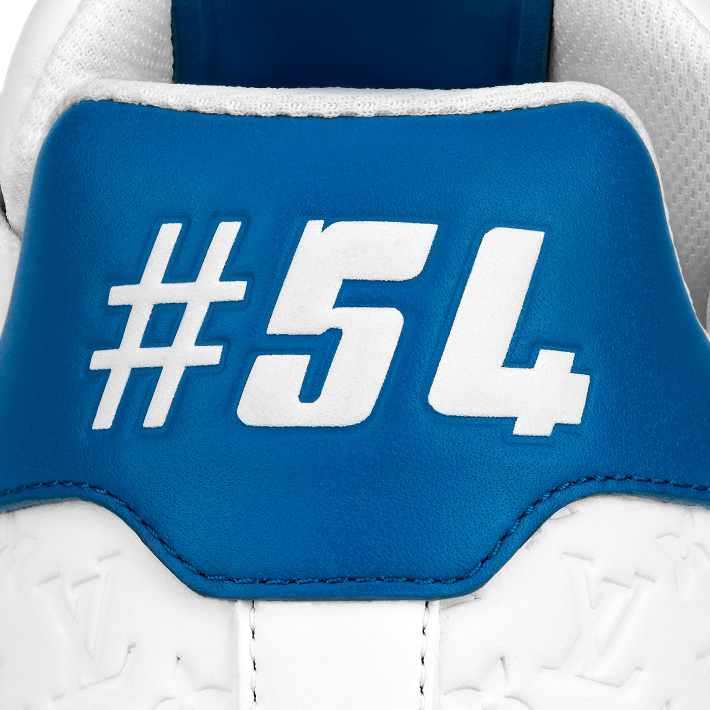 Baskets Louis Vuitton Trainer '54' Blanc Bleu — vue 5