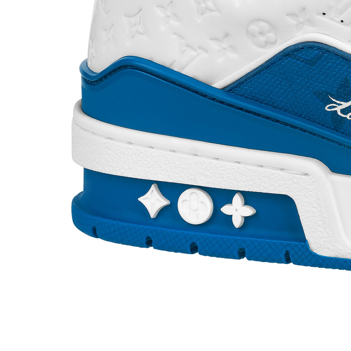 Baskets Louis Vuitton Trainer '54' Blanc Bleu — vue 6