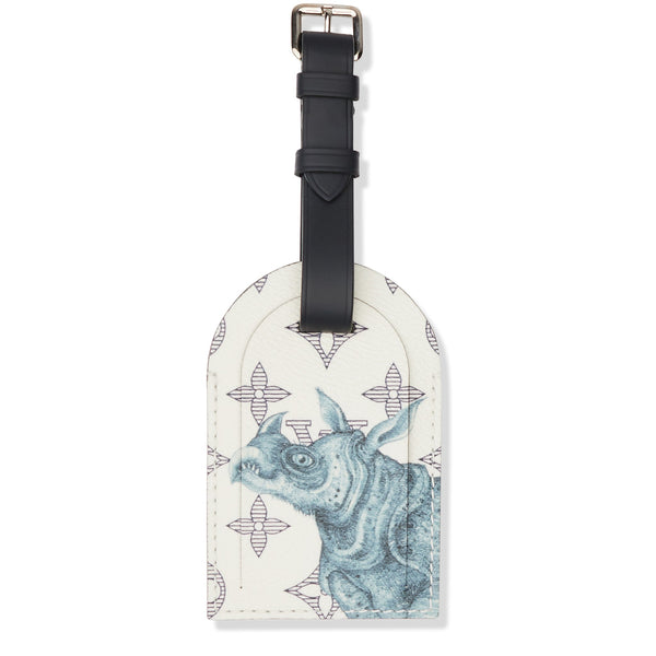 Porte-clés Louis Vuitton Luggage Tag Monogram Savane Chapman Brothers