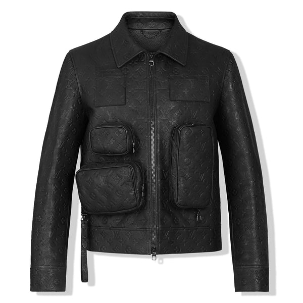 Veste Louis Vuitton Monogram Embossed Utility Leather