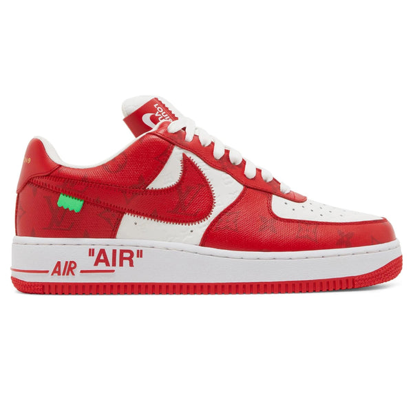 Baskets Louis Vuitton × Nike Louis Vuitton × Nike Air Force 1 Low Blanc Rouge