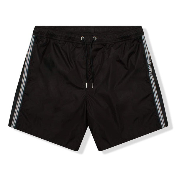Short Moncler Band Logo Noir Swim