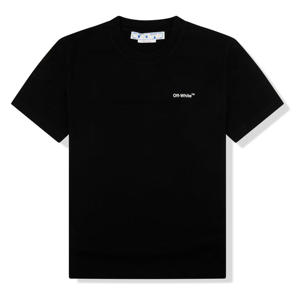 T-Shirt Off-White Waves Diagonals Noir T Shirt