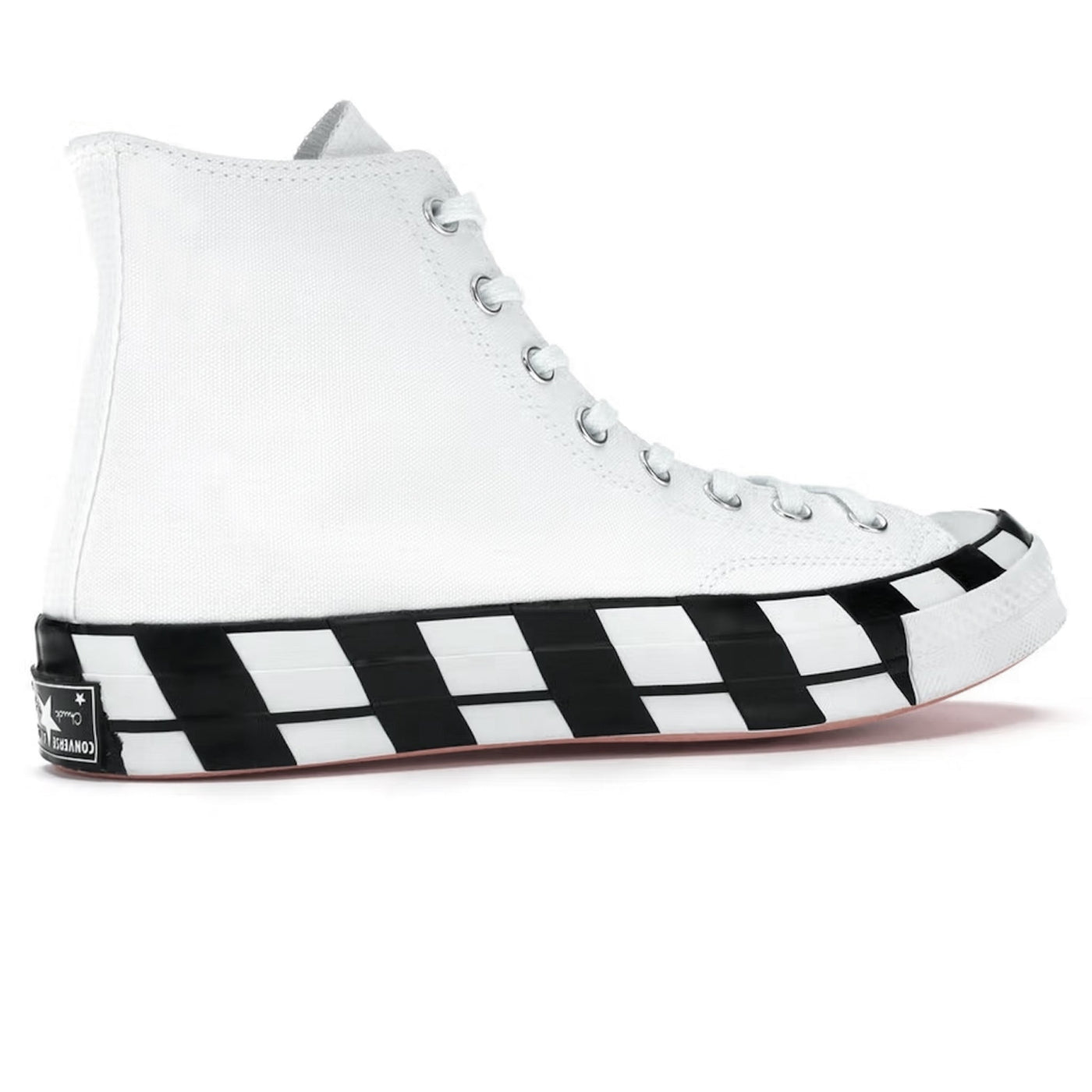 Baskets Converse × Chuck Taylor All Star 70 Stripe Blanc — vue 3