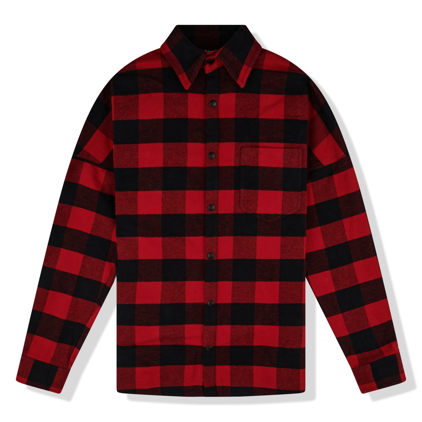 Chemise Palm Angels Check Flannel Rouge Shirt — vue 2