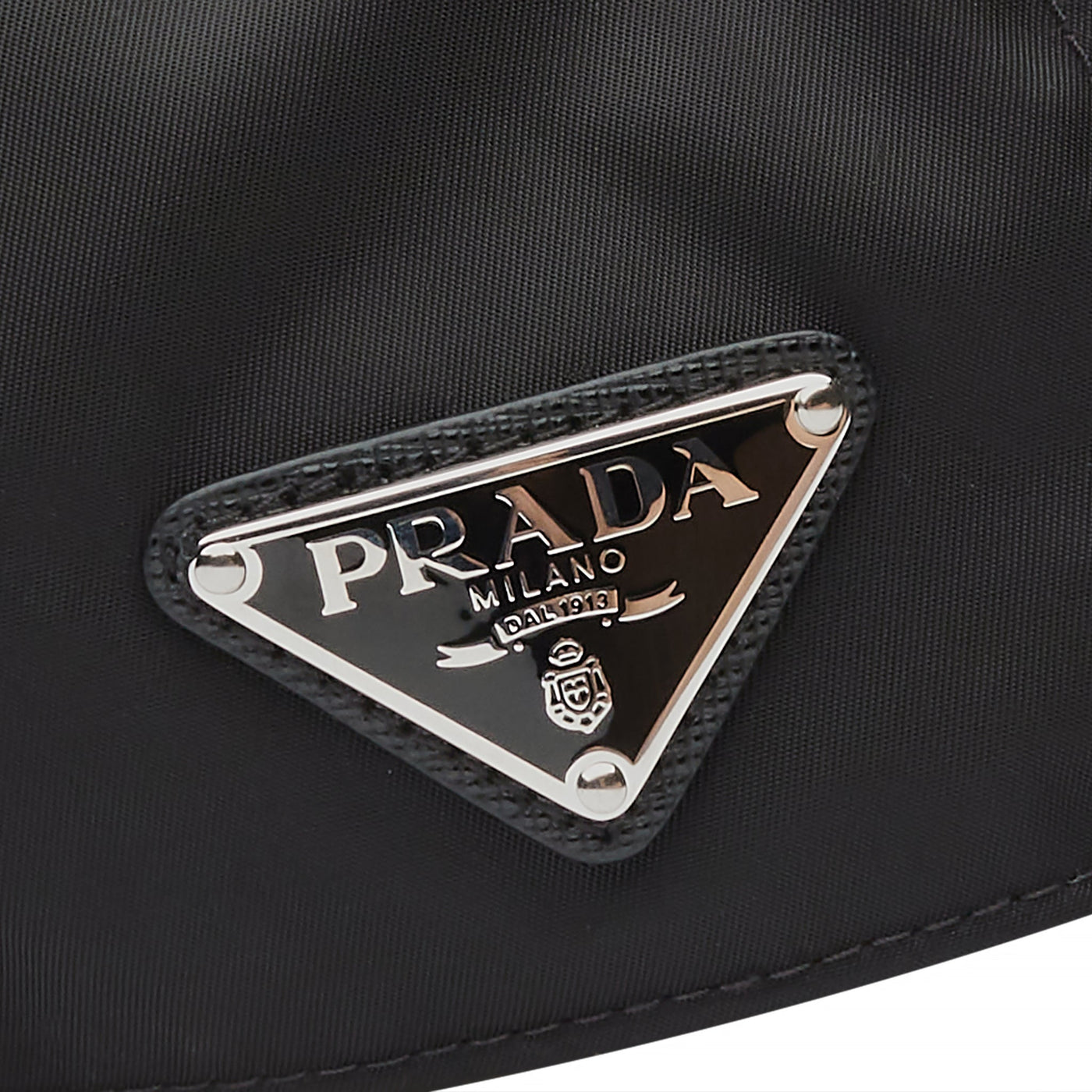 Casquette Prada Re-nylon Noir Baseball — vue 4
