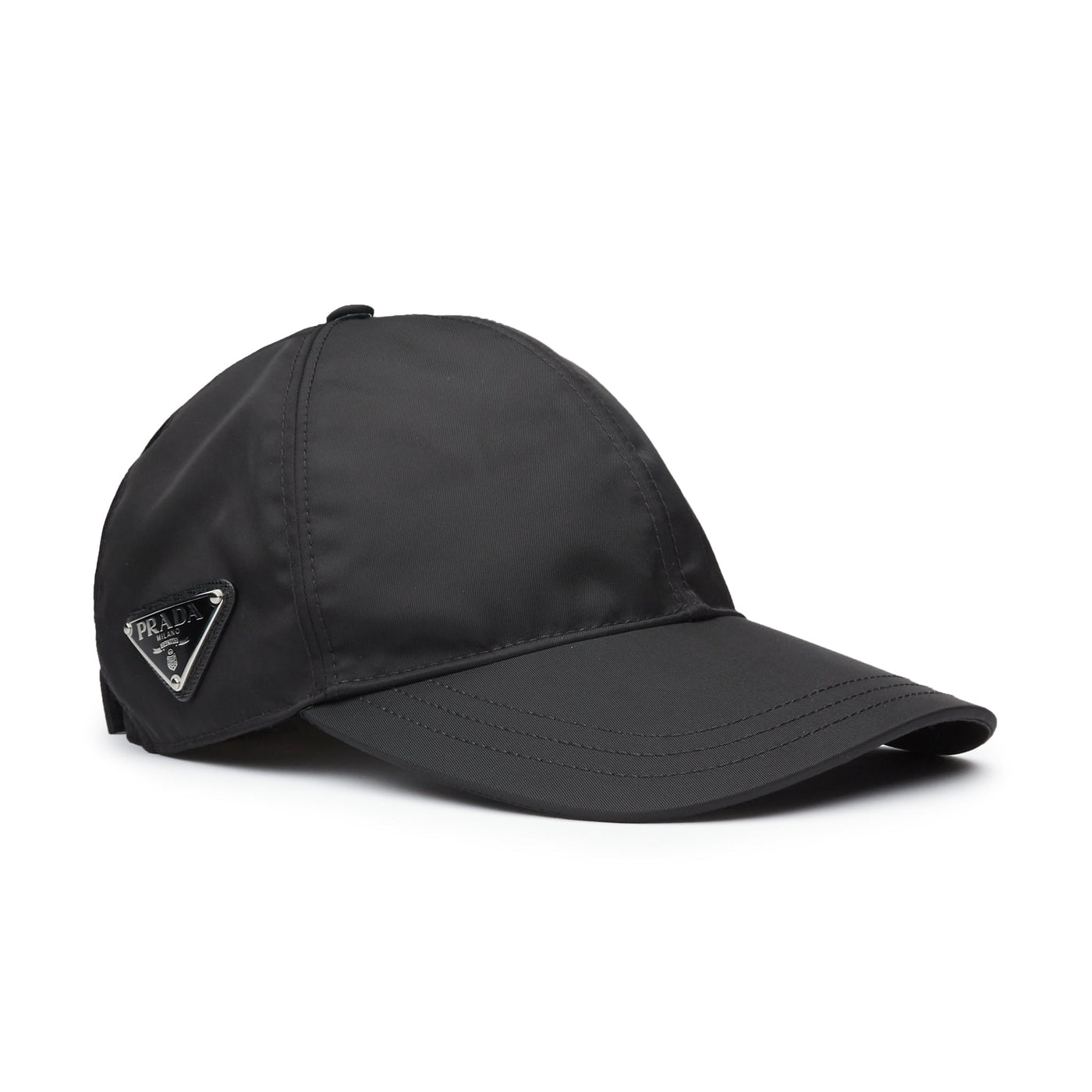 Casquette Prada Re-nylon Noir Baseball — vue 2