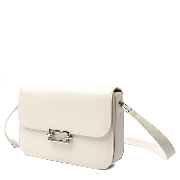 Sac à main Saint Laurent le Maillon Leather Blanc Satchel — alt
