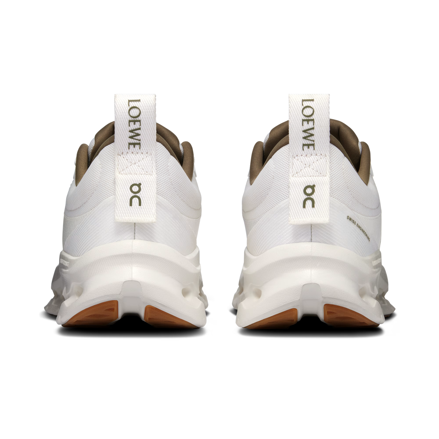 Baskets Loewe on Cloud Blanc Kaki — vue 2