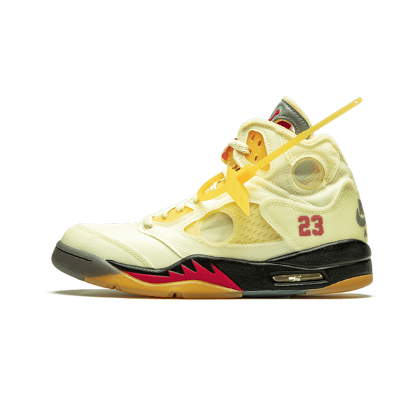 Baskets Off-White Air Jordan 5 Sail