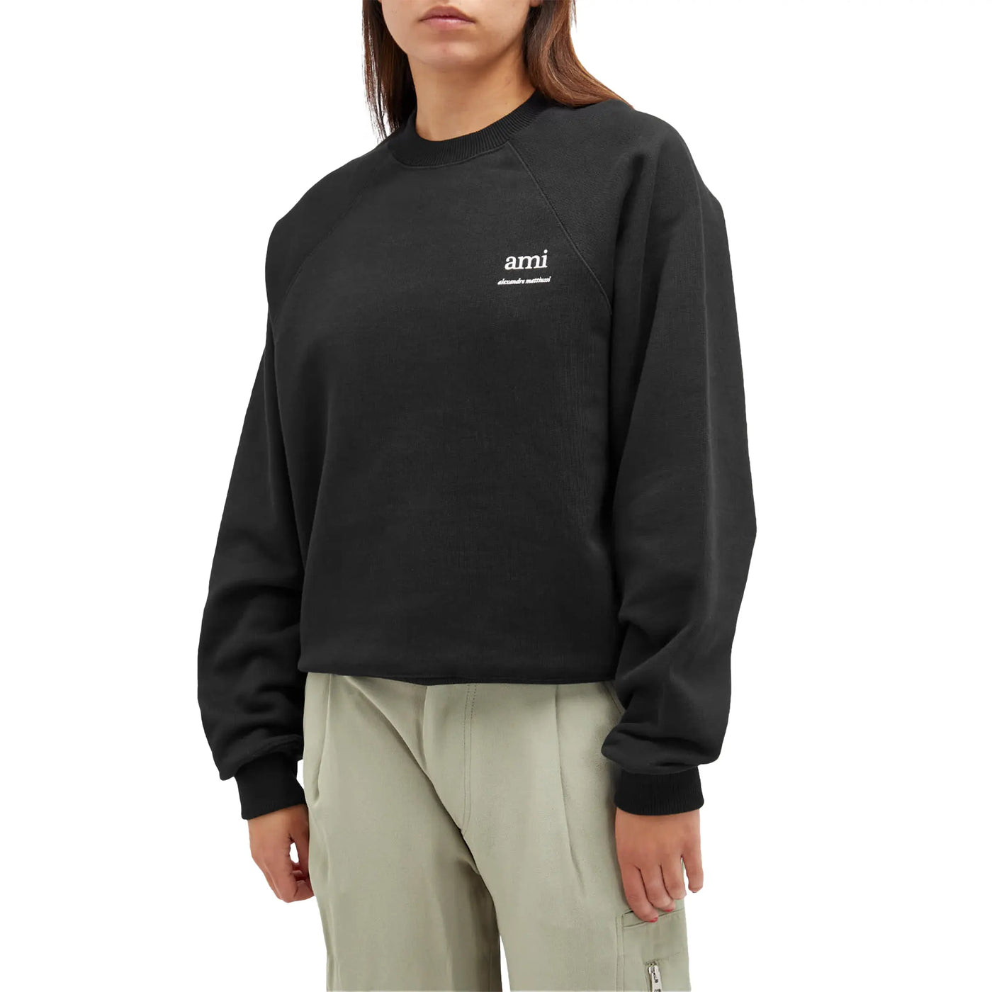 Sweat Ami Paris AMI Alexandre Mattiussi Noir — vue 3