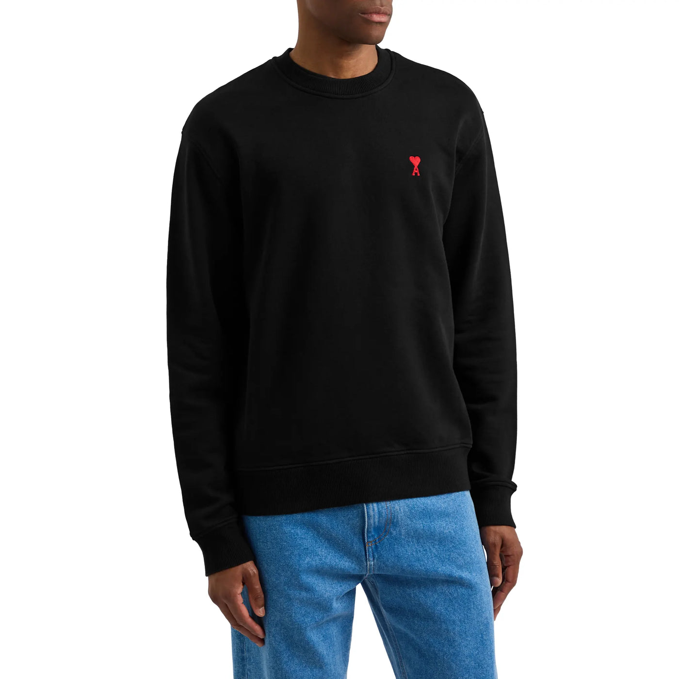 Sweat Ami Paris AMI de Coeur Noir — vue 3