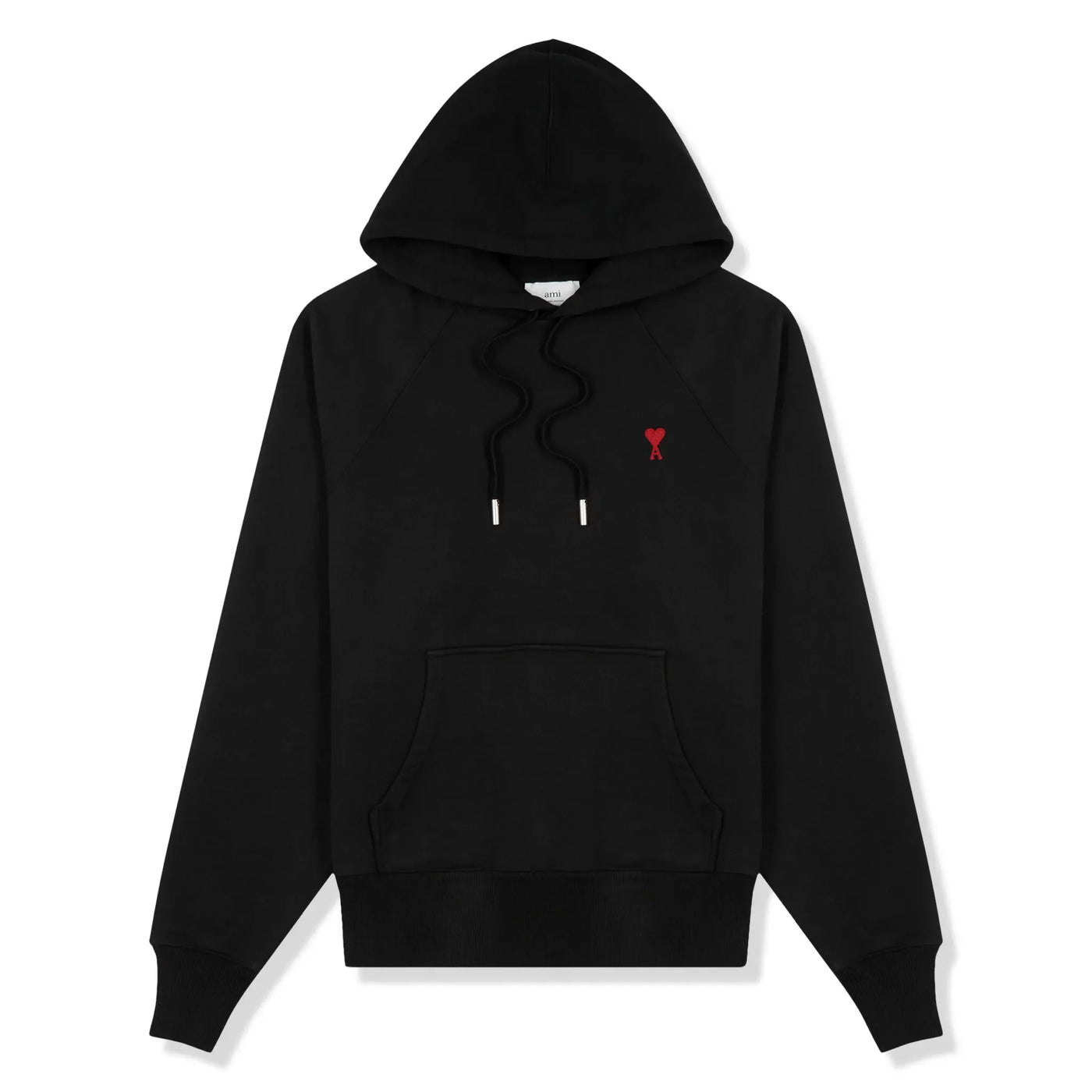 Hoodie Ami Paris AMI de Coeur Logo Cotton Noir