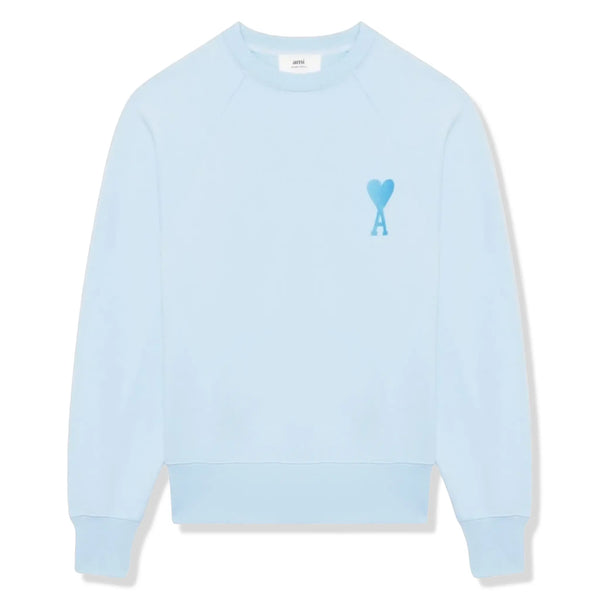 Sweat Ami Paris AMI de Coeur Tonal Boxy Fit Sky Bleu