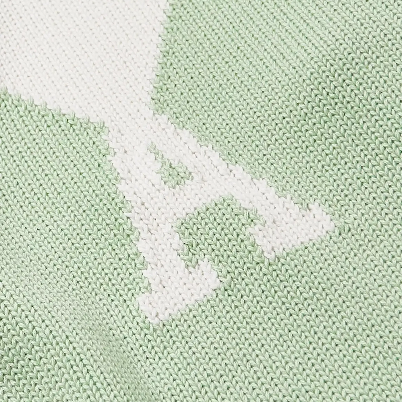 Sweat Ami Paris Rouge AMI de Coeur Logo Intarsia Off Vert — vue 3