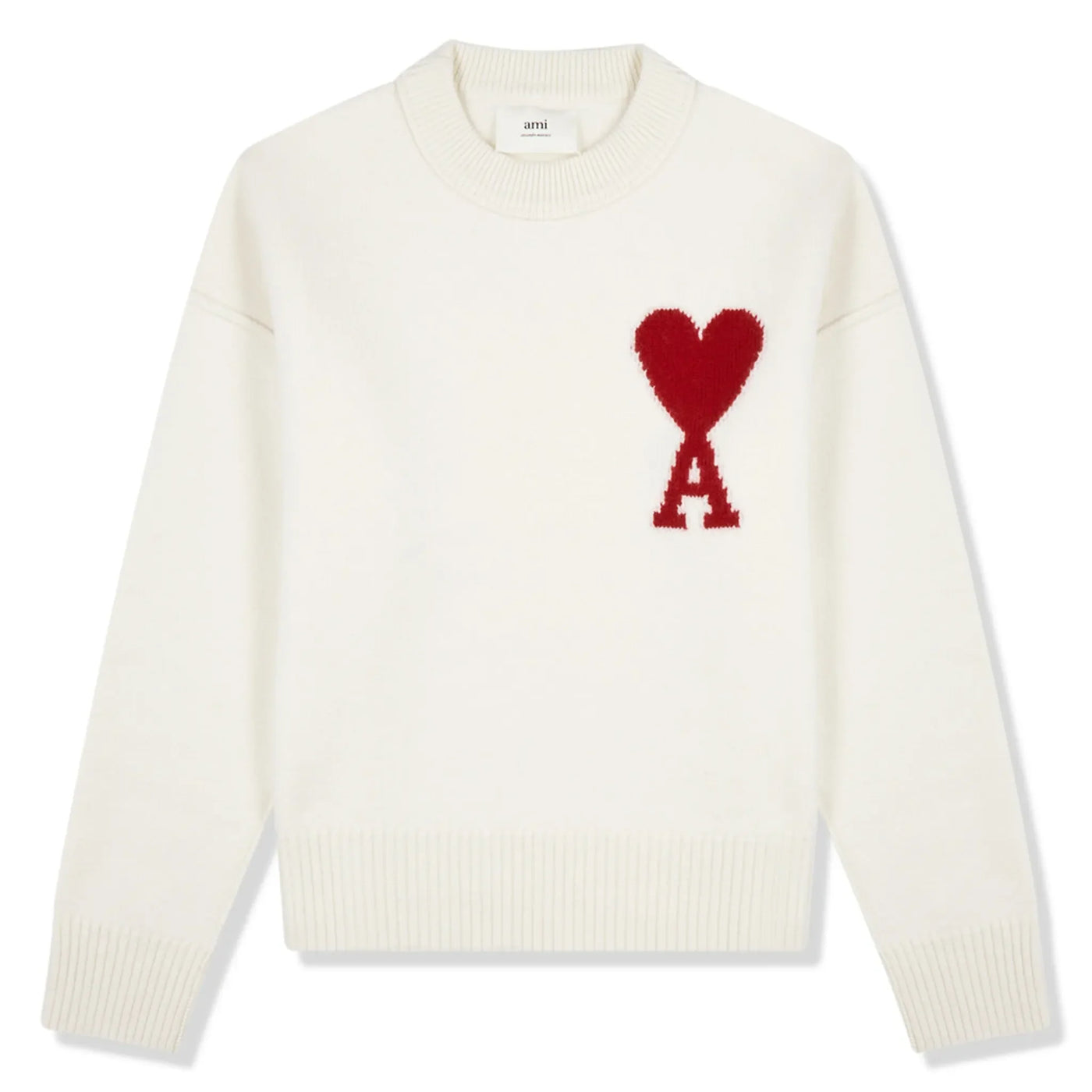 Sweat Ami Paris AMI de Coeur Tone on Tone Pâle Rose