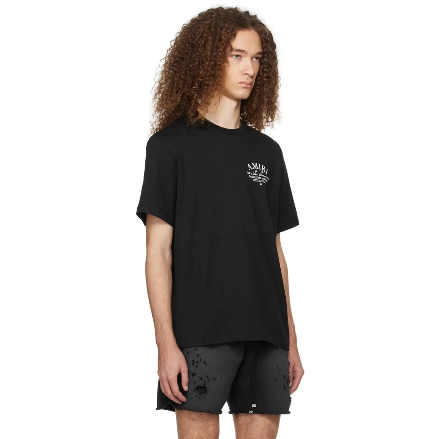 T-Shirt Amiri Arts District Noir T Shirt — vue 3