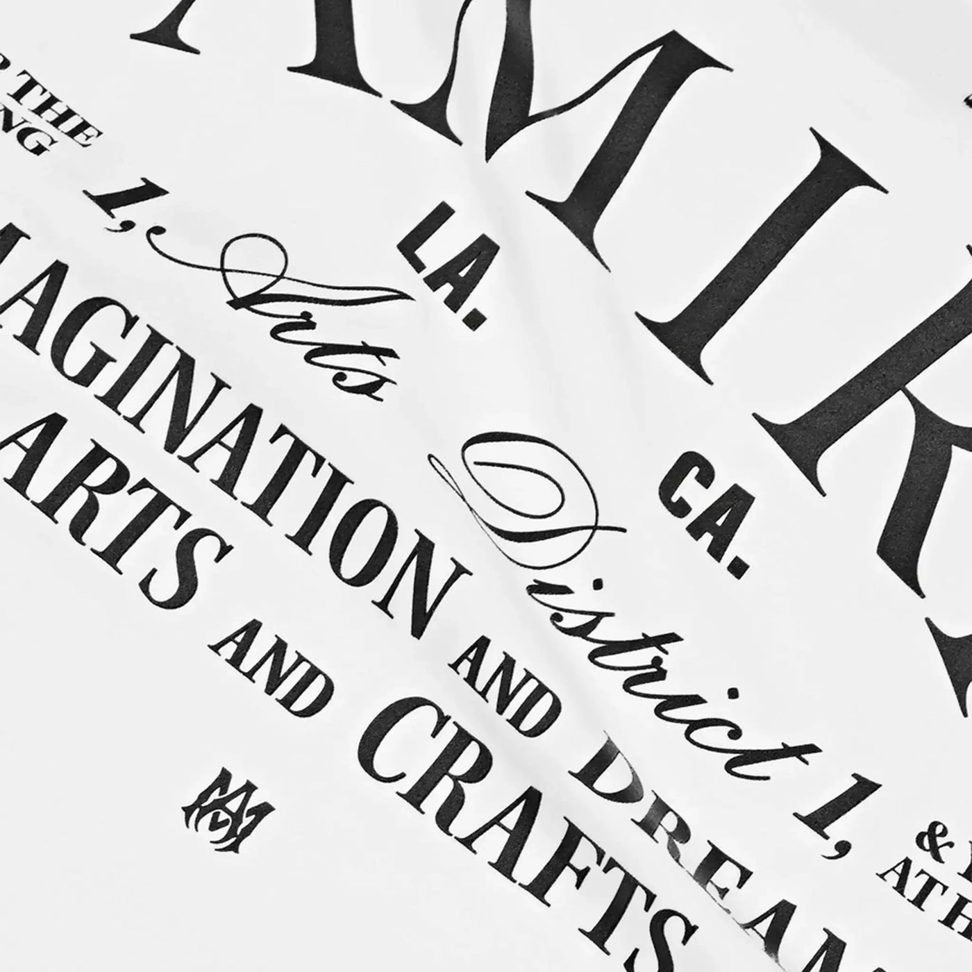 T-Shirt Amiri Arts District Blanc T Shirt — vue 5