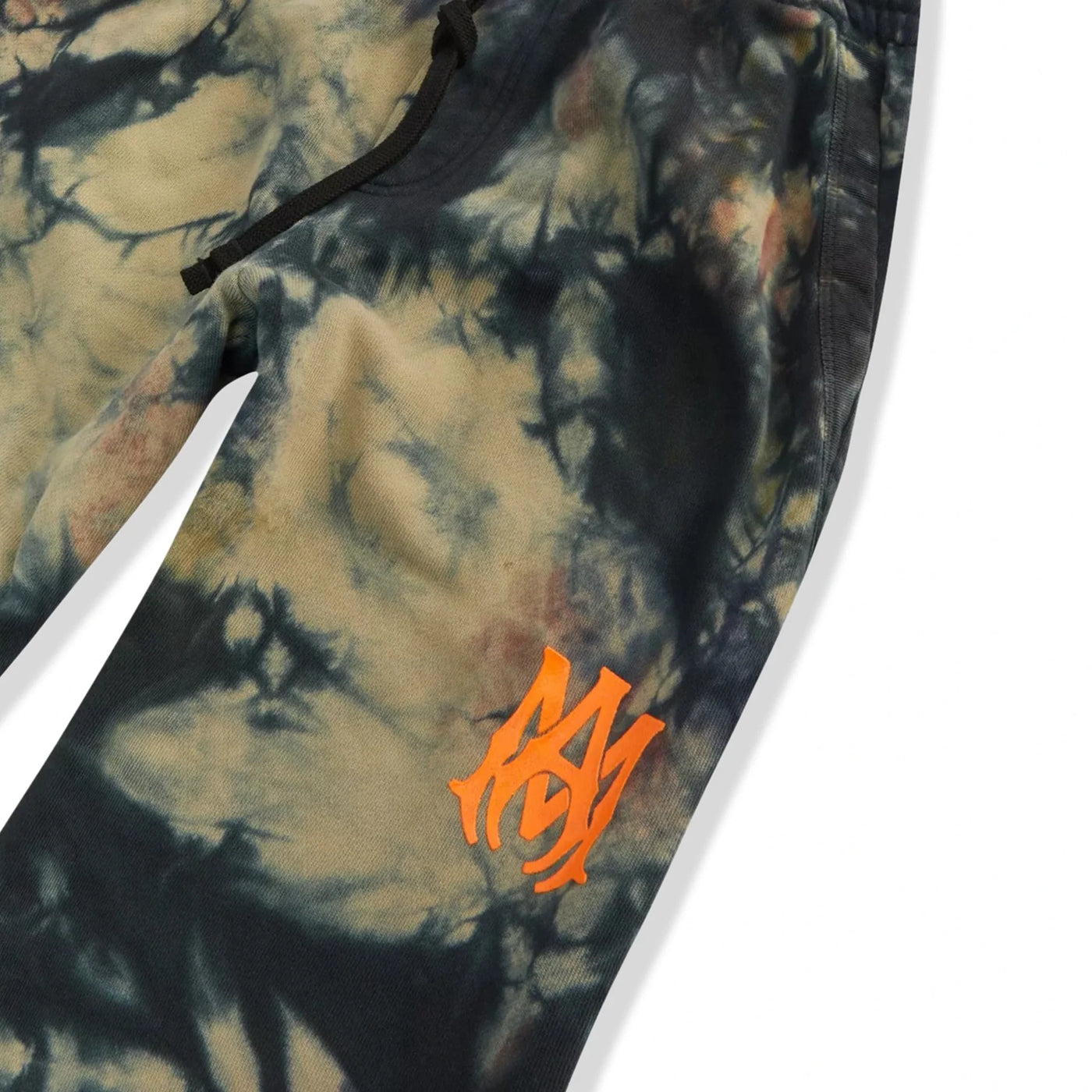 Jogging Amiri Bones Tie Dye Vert Sweatpants — vue 3
