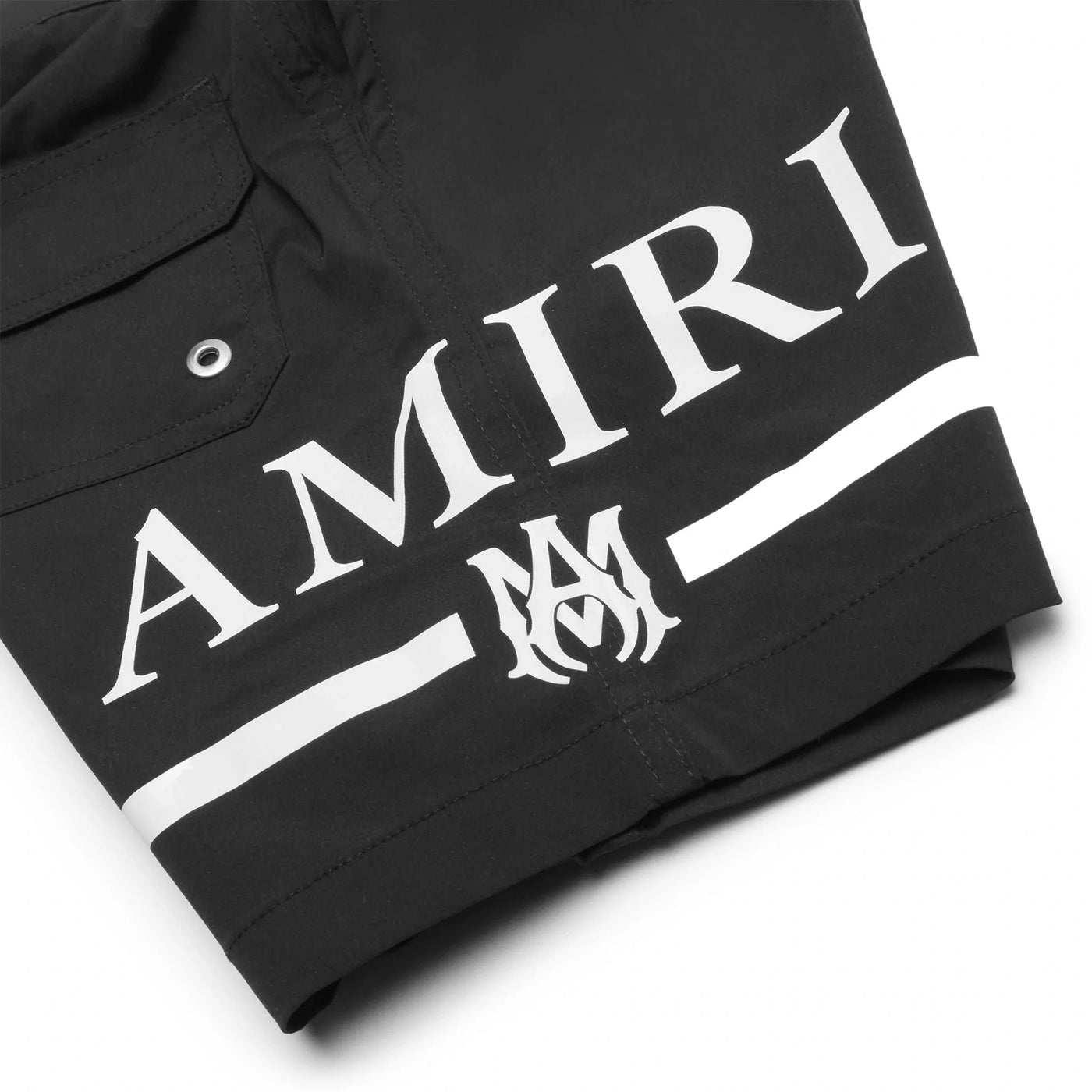 Short Amiri MA Bar Noir Swim Trunks — vue 3