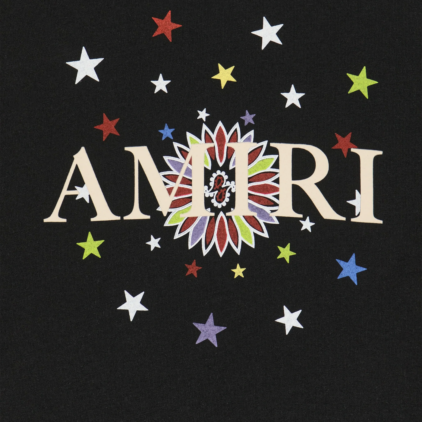 T-Shirt Amiri Star Graphic Noir T Shirt — vue 3