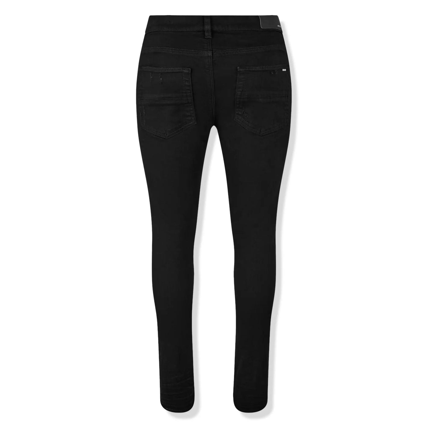 Jean Amiri MX1 Noir Leather Patch — vue 2